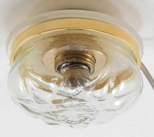 Dollhouse Miniature Clear Ceiling Light